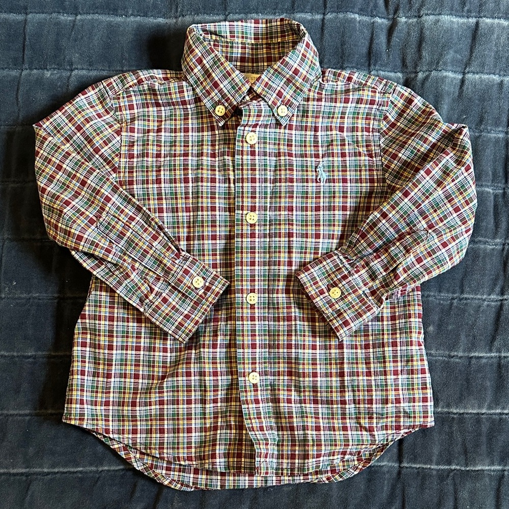 Ralph Lauren Toddler Plaid Shirt